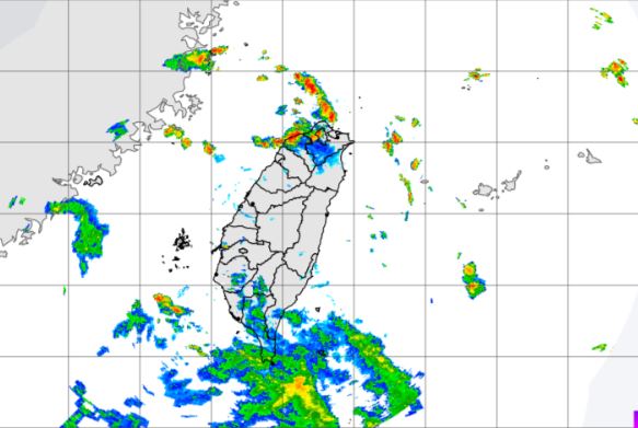 雙颱共舞影響台灣天氣。（圖／氣象局）