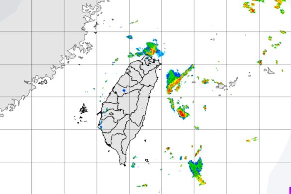 「季風環流」挾雨彈來襲。（圖／氣象局）