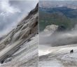阿爾卑斯山區冰川崩落造成至少6人喪命。（圖／翻攝自Twitter／@aametsoc）