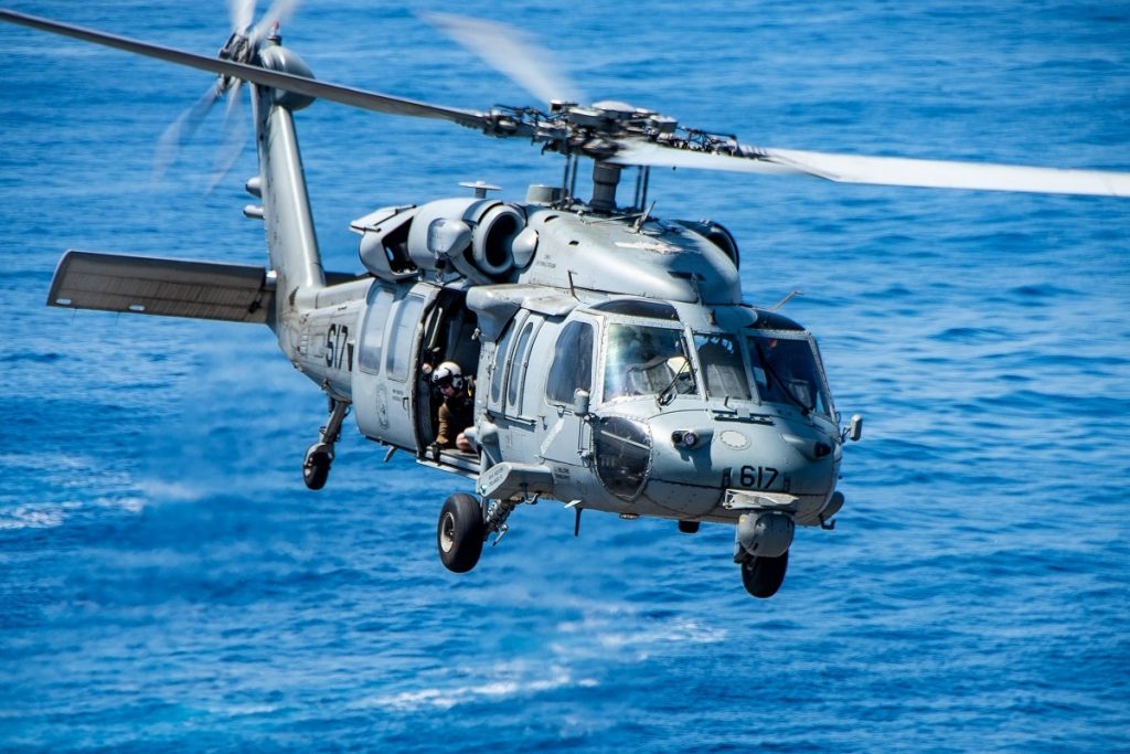 美軍MH-60S直升機（攝自U.S. Navy臉書）