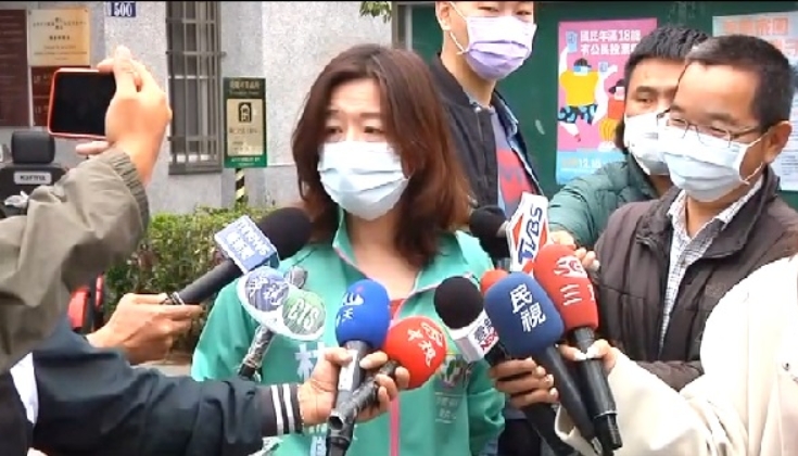 民進黨立委林靜儀。(圖/攝自中天新聞)