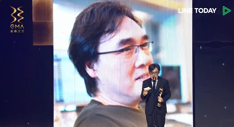陳復明榮獲「年度歌曲獎」。(圖/台視提供)