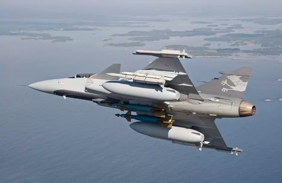 美歐擬提供西方戰機，選項含瑞典獅鷲（圖）等。（圖取自pinterest）