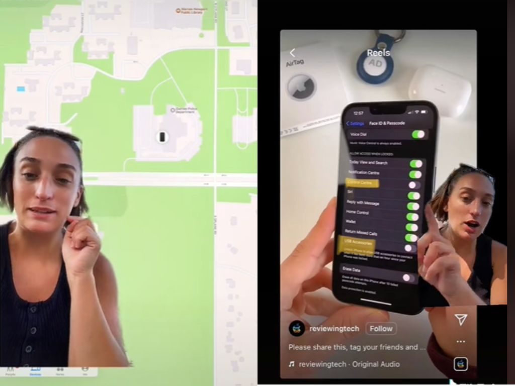 卡翠納分享找回失竊iPhone的過程。(圖/翻攝自TikTok「katrinaforeal」)