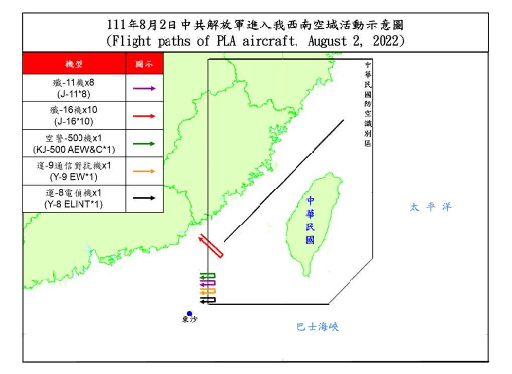 攝自台灣西南空域臉書