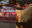 美國伊利諾伊州遊樂園發生槍擊案，目前已知有3人中彈。（圖／翻攝自推特）