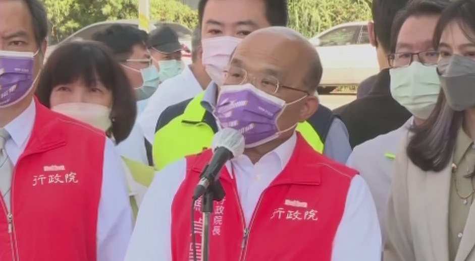 行政院長蘇貞昌(攝自中天新聞)