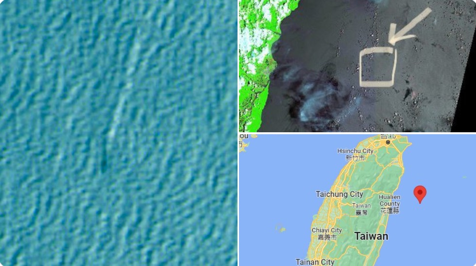 大陸055型驅逐艦疑似出現東部外海(攝自CovertShores推特)