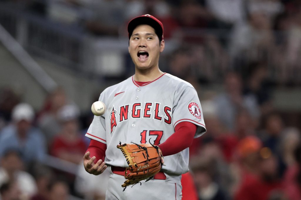 大谷翔平苦吞生涯最慘單場4K紀錄。（圖／美聯社）