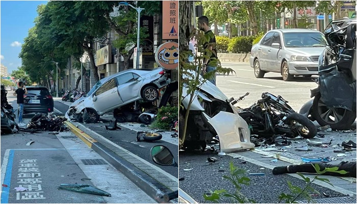 景美死亡車禍事故。（圖／記者爆料網）