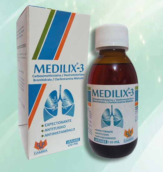 MEDILIX-3 JARABE 120 ML - INVERSIONES GAMIRA, SOCIEDAD ANONIMA