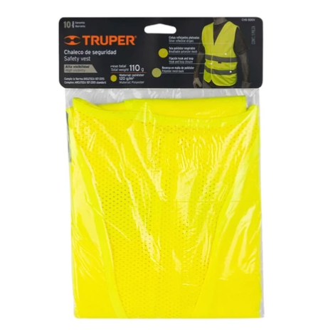 CHALECO AMARILLO TRUPER COD.13474 - FERRETERIA TODO EL MUNDO