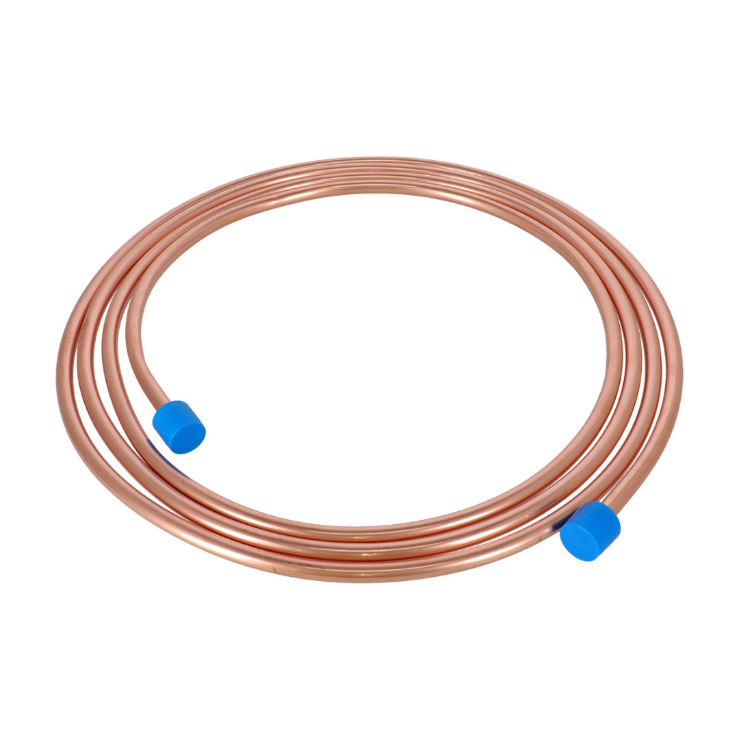 ROLLO 50PZ TUBO DE  COBRE 1/2 FLEXIBLE - TAPON AZUL - DIFER
