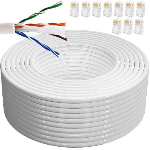 Metros de cable exterior CAT6 UTP internet 