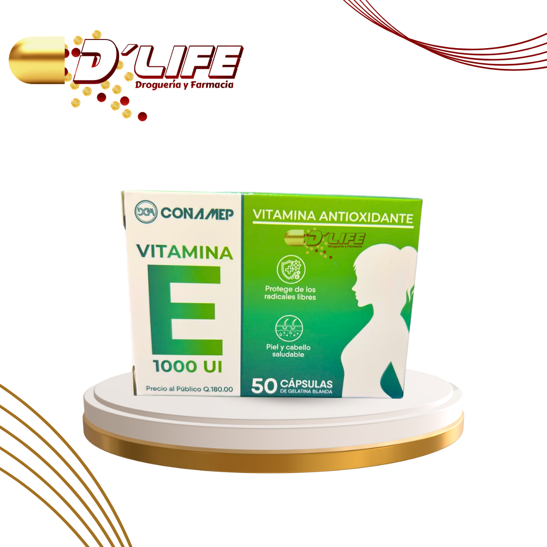 VITAMINA E 1000 UI X 50 CAPS.GEL CONAMEP