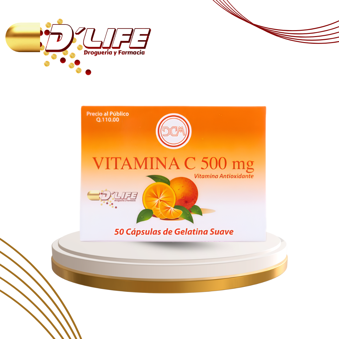 VITAMINA C 500MG X 50 CAPS GEL. CONAMEP