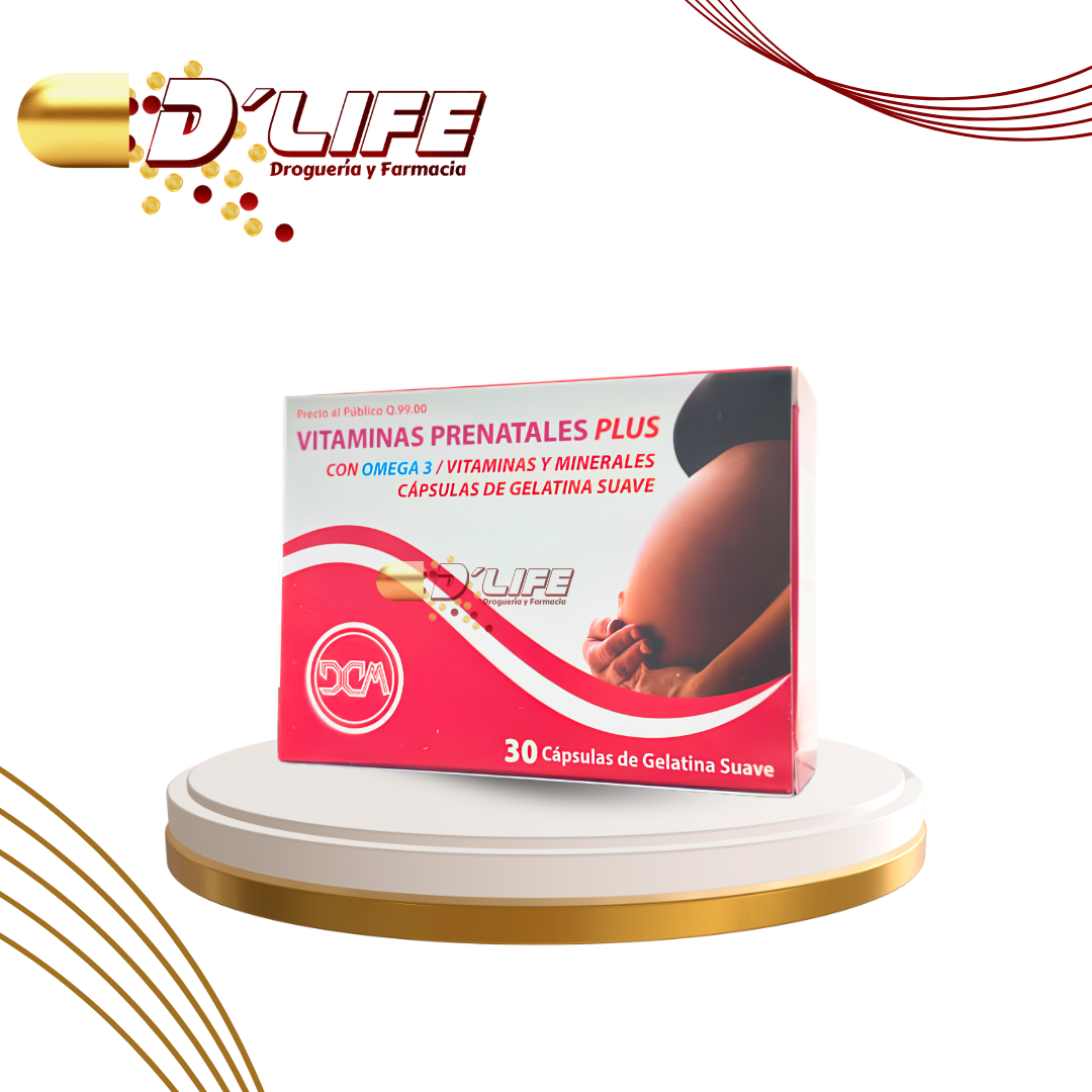 PRENATALES PLUS C/OMEGA3 X30 CAPS CONAMEP