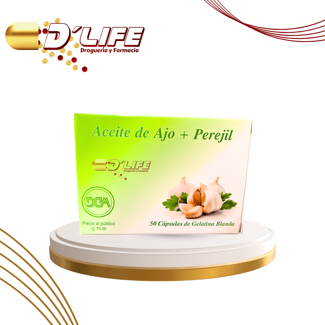 ACEITE DE AJO + PEREJIL X 50 CAPS. CONAMEP