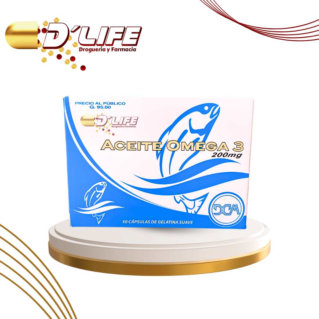 ACEITE OMEGA 3 200MG X 50 CAPS GEL CONAMEP
