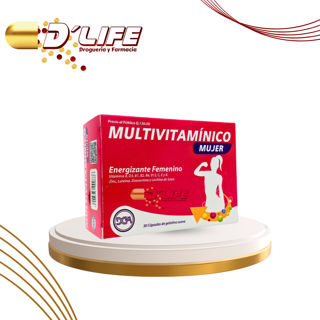 MULTIVITAMINICO MUJER X 30 CAPS GEL CONAMEP