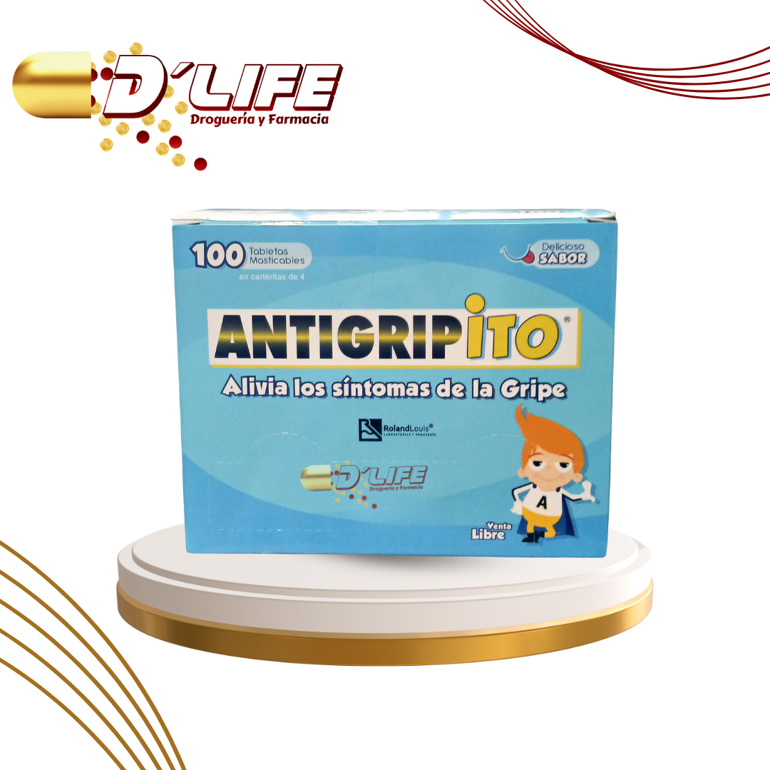 ANTIGRIPITO CAJA X 100 TAB. MASTICABLES