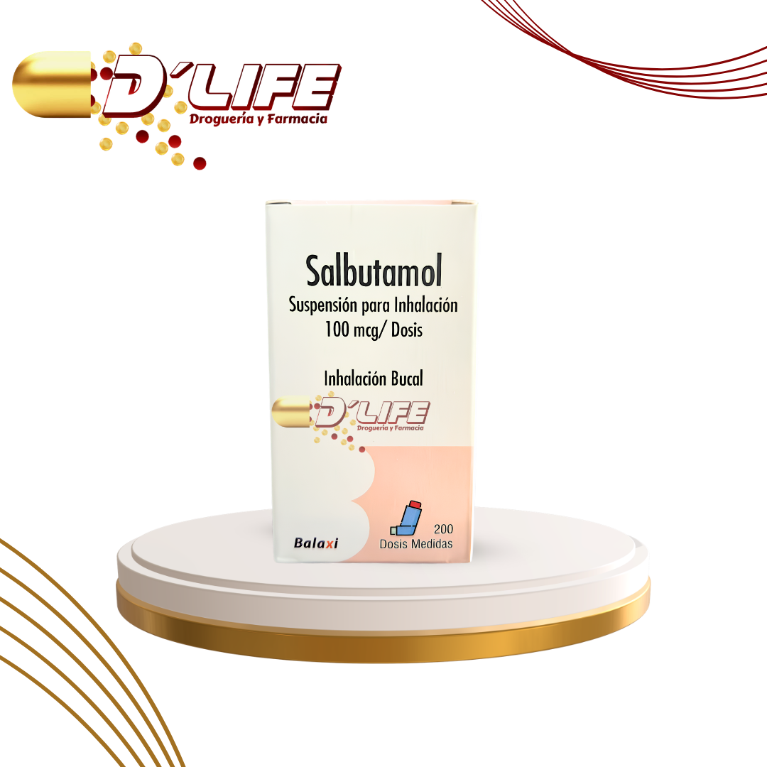 SALBUTAMOL 100MG INHALADOR BALAXI