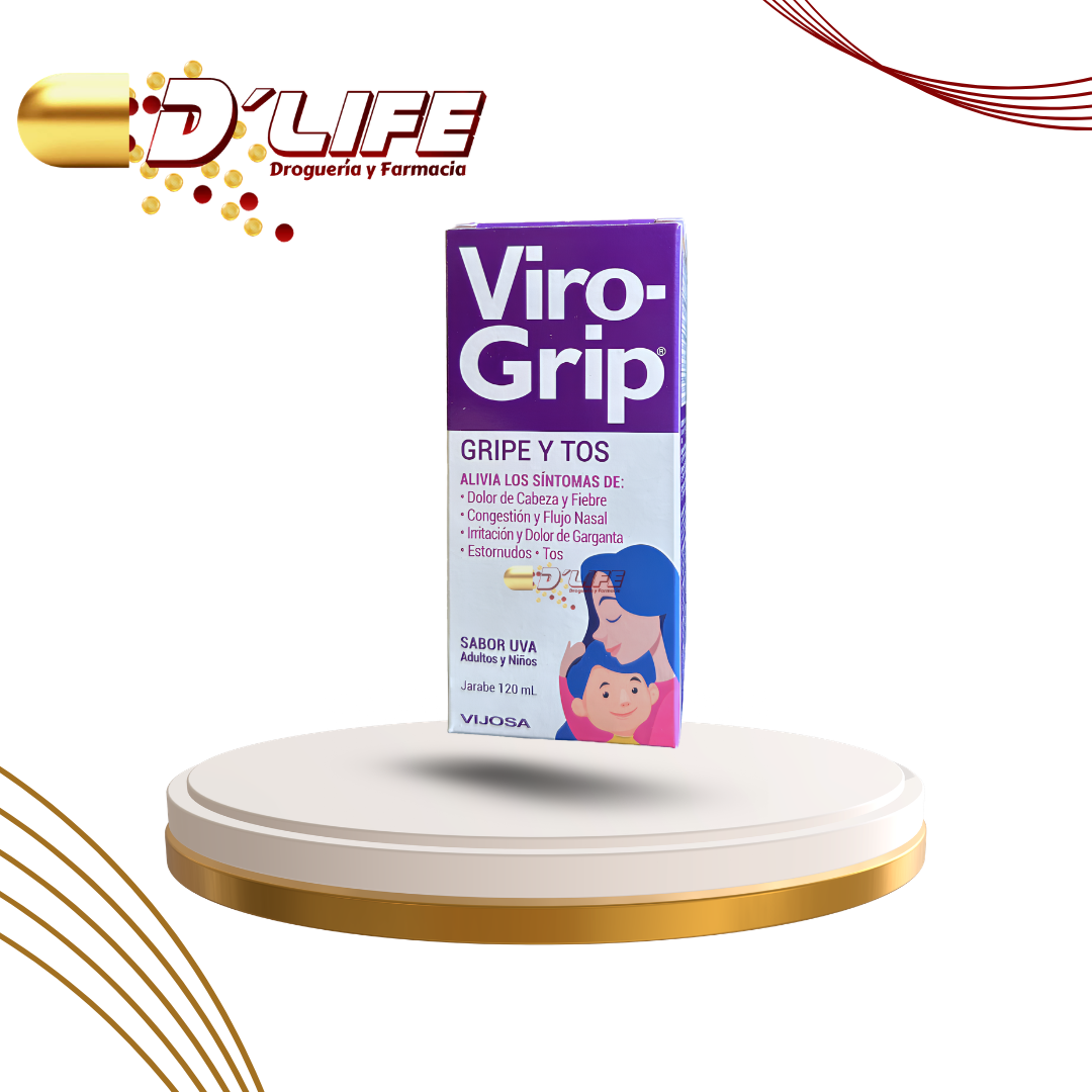 VIRO-GRIP GRIPE Y TOS JARABE X 120 ML