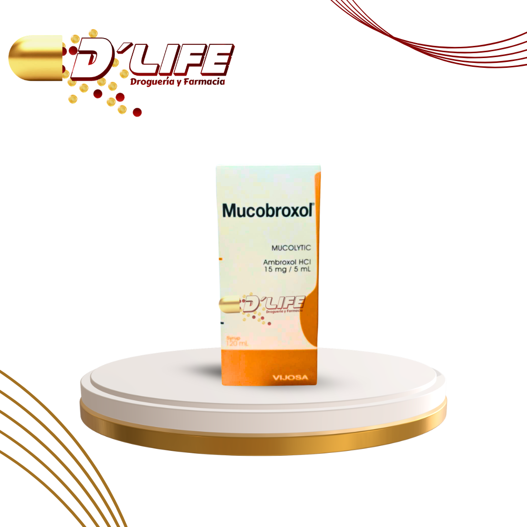MUCOBROXOL 15MG/5ML JARABE X 120ML