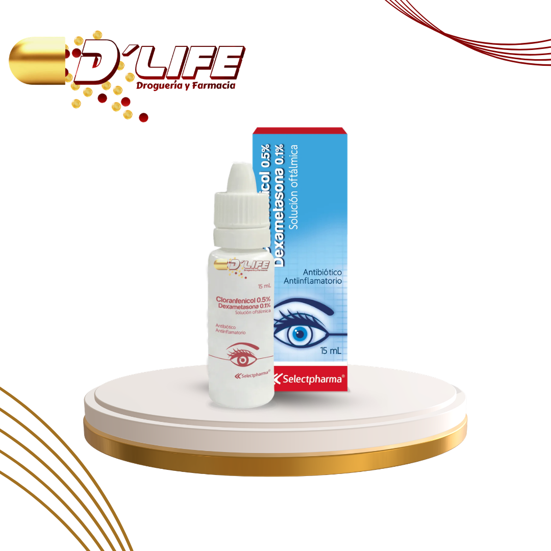 CLORANFENICOL 0.5% + DEXAMETASONA 0.1% X 15ML SELECT 