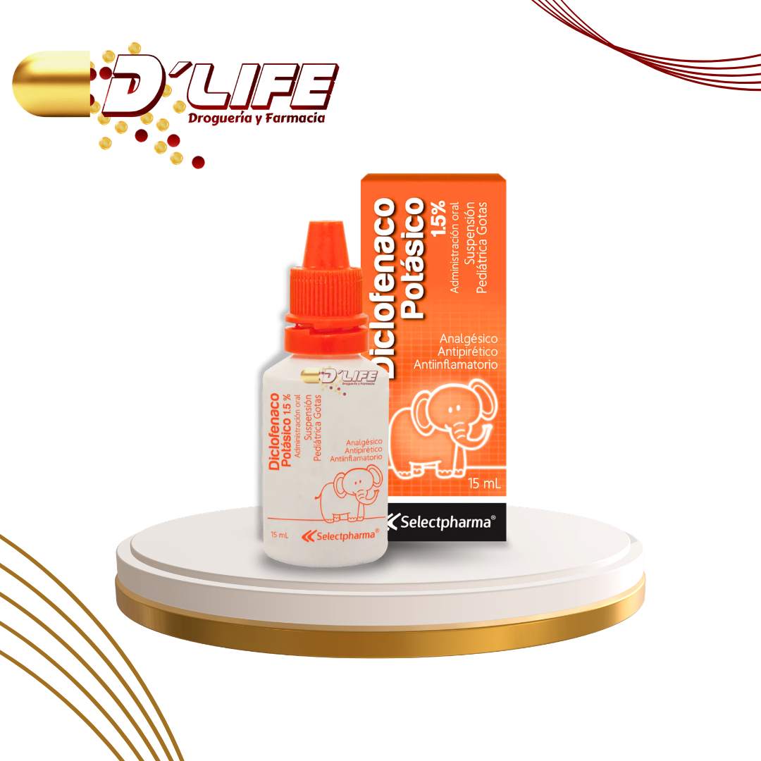 DICLOFENACO POTASICO 1.5% GOTAS X 15ML SELECT