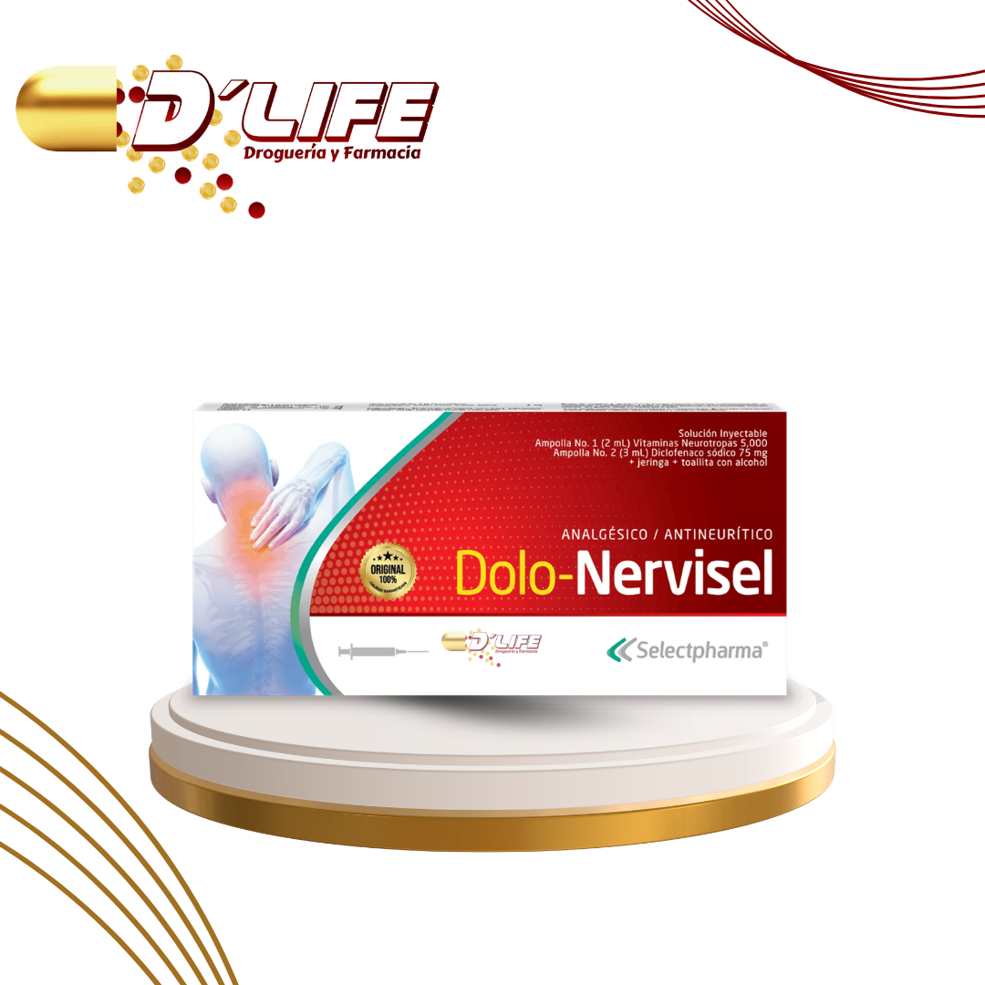 DOLO-NERVISEL KIT SOL. INYECTABLE CX1 