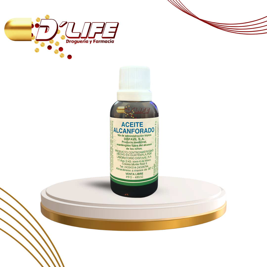 ACEITE ALCANFORADO X 30 ML DISFAVIL