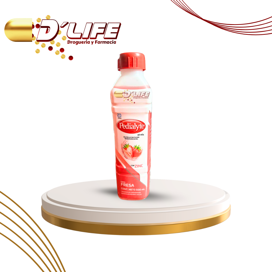 PEDIALYTE FRESA 60 MEQ X 500 ML