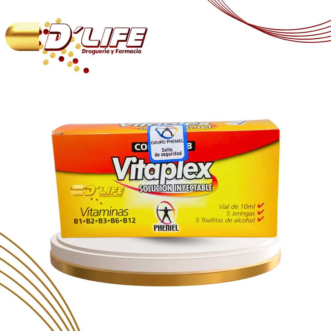 VITAPLEX COMPLEJO B INY. VIAL X 10ML