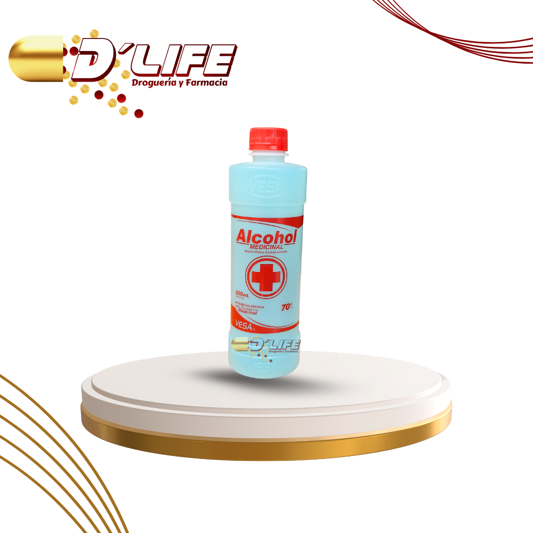 ALCOHOL (1/2 LITRO) 500ML AL 70% VESA