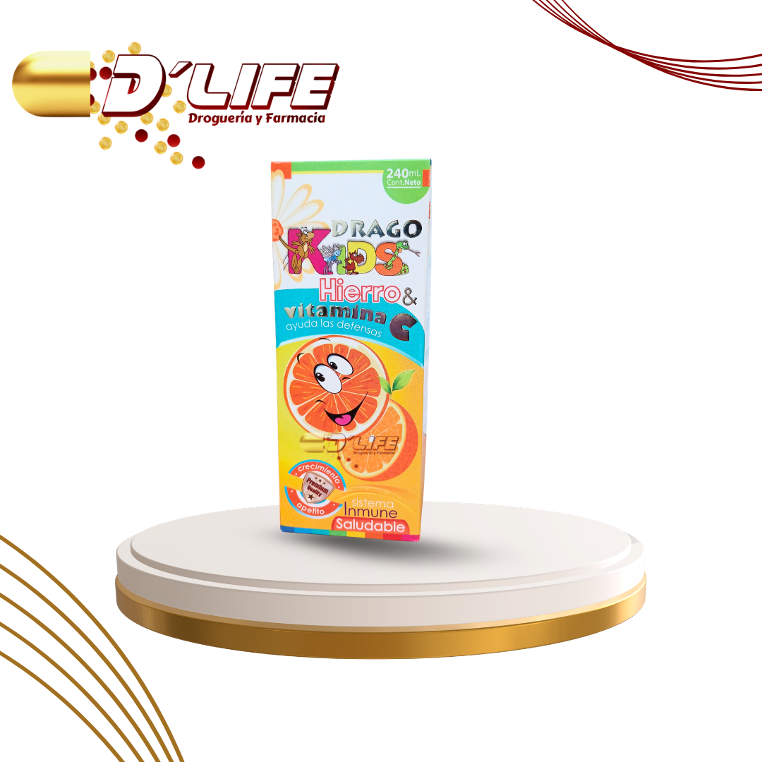 DRAGO KIDS HIERRO Y VITAMINA C JARABE 240ML VESA