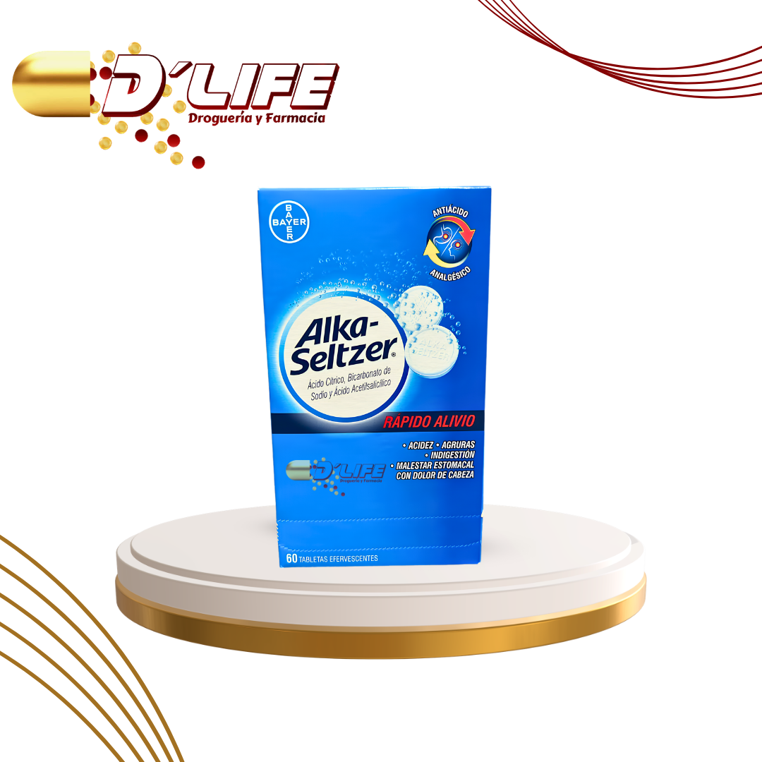 ALKA-SELTZER DISP. X 60 TAB. + 6 GRATIS