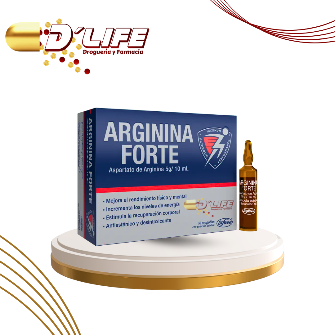 ARGININA FORTE X 10 AMP. BEBIBLES INFASA