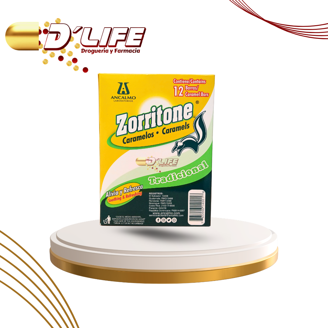ZORRITONE TRADICIONAL X 12 BARRAS