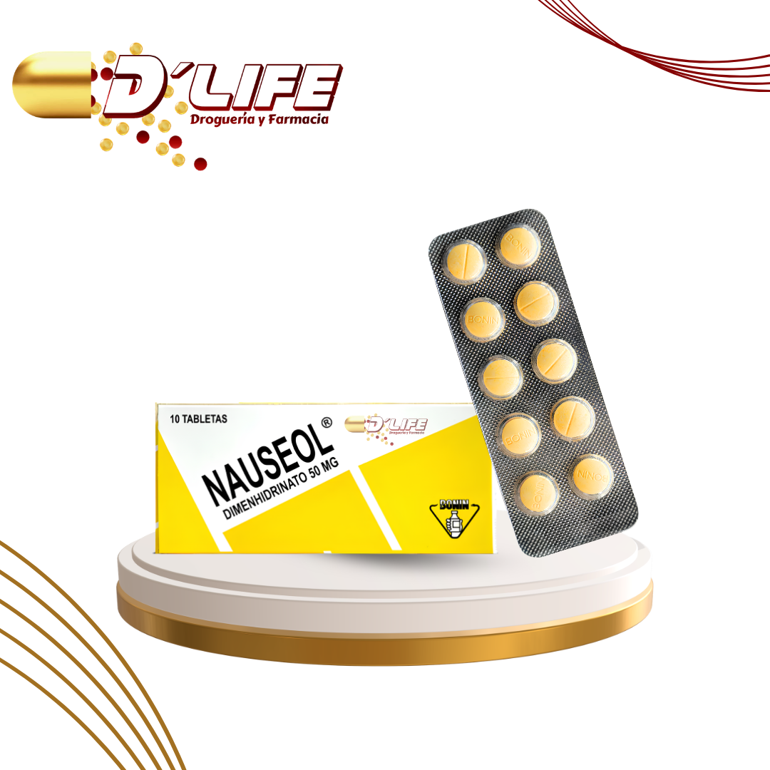 NAUSEOL CAJA X 10 TABLETAS