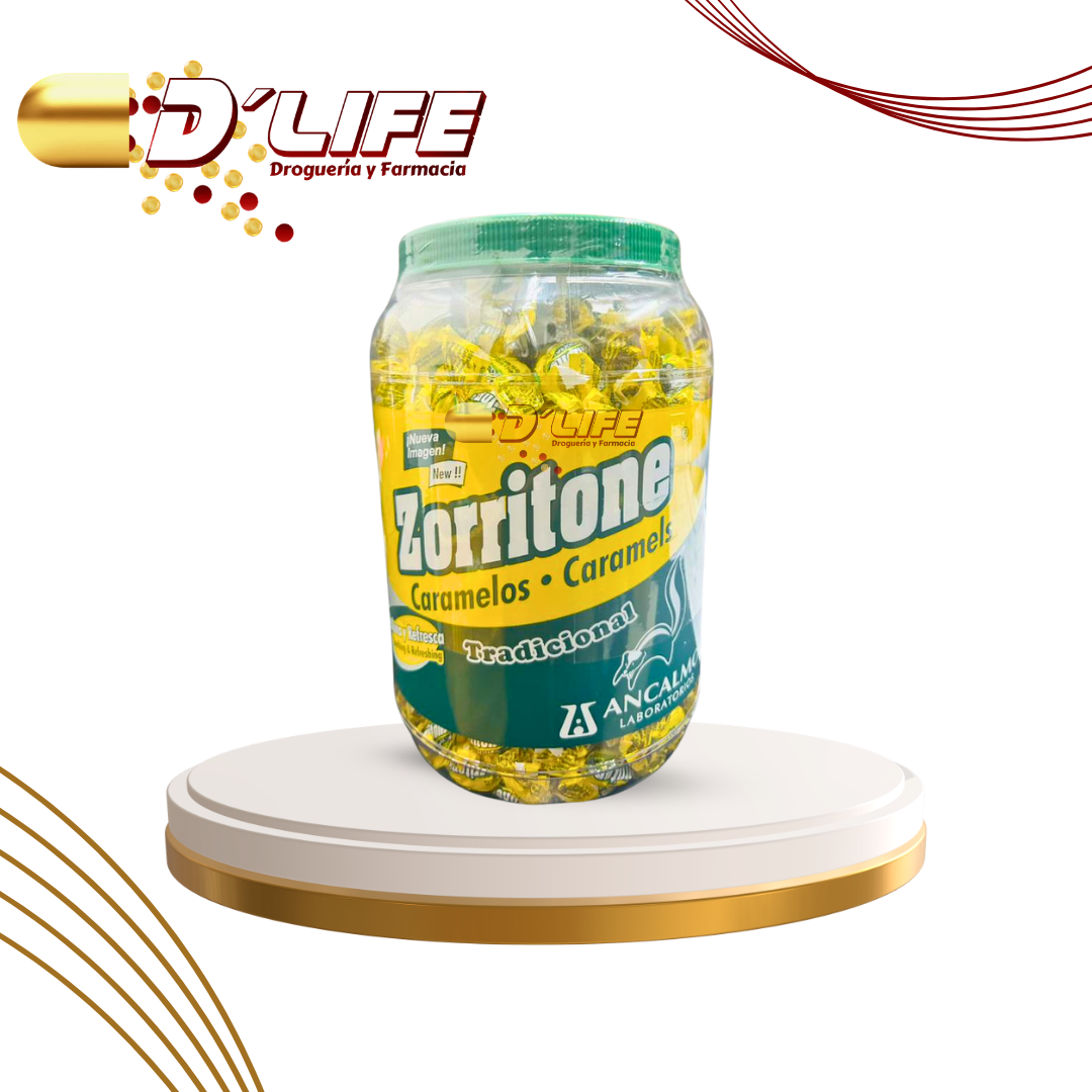 ZORRITONE BOTE X 500 CARAMELOS