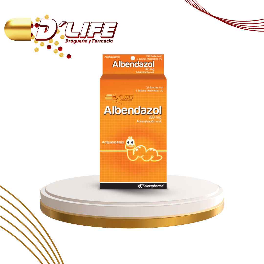 ALBENDAZOL 200MG CAJA X 48 TABS. MASTIC. SELECT