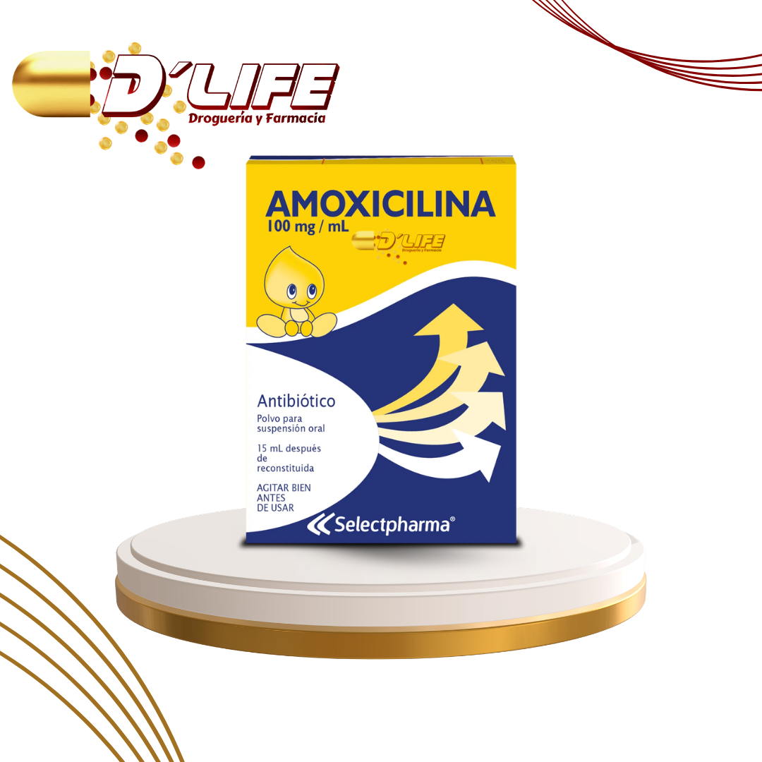 AMOXICILINA 100MG POL. SUSP. X 15ML GOTAS SELECT