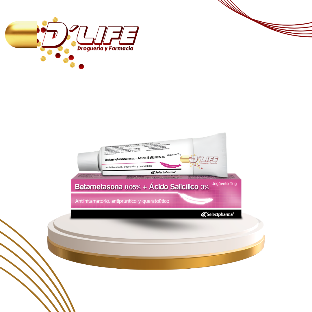 BETAMETASONA+ACIDO SALICILICO 3% X 15G SELECT