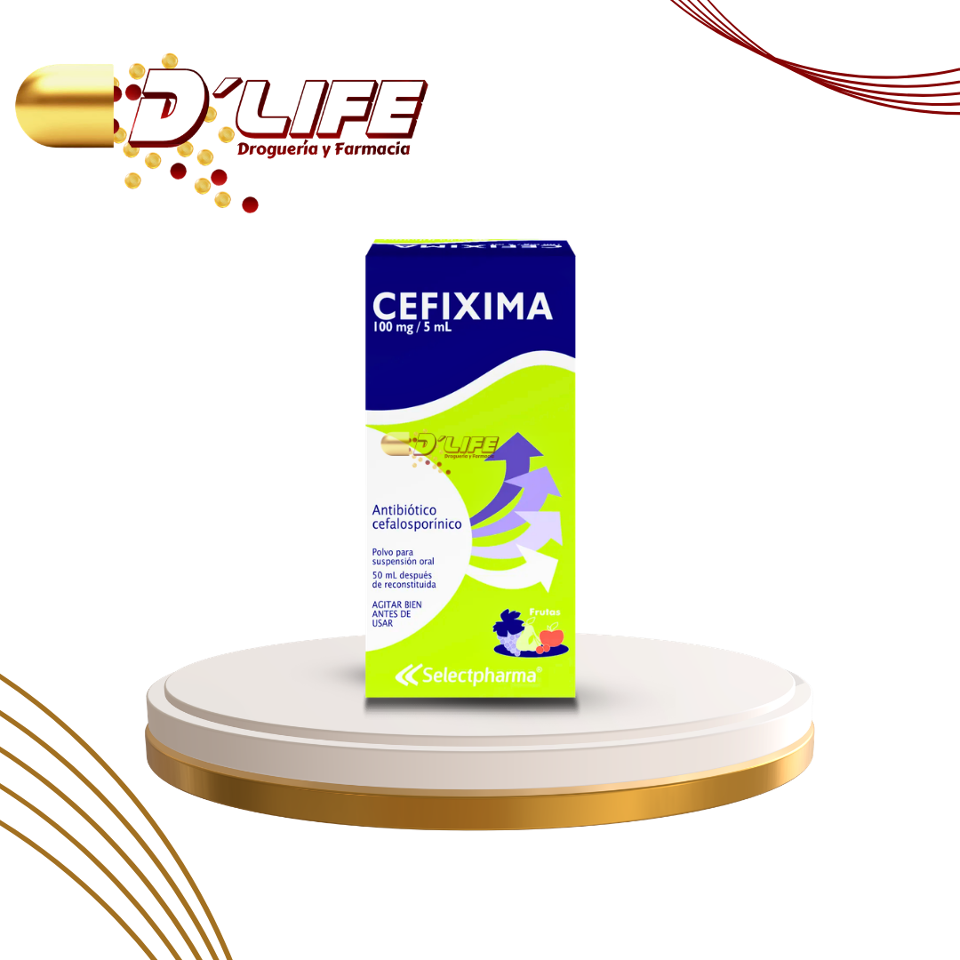 CEFIXIMA 100MG/5ML POLVO SUSP. X 50ML SELECT