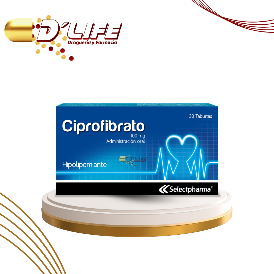 CIPROFIBRATO 100MG CAJA X 30 TABS. SELECT
