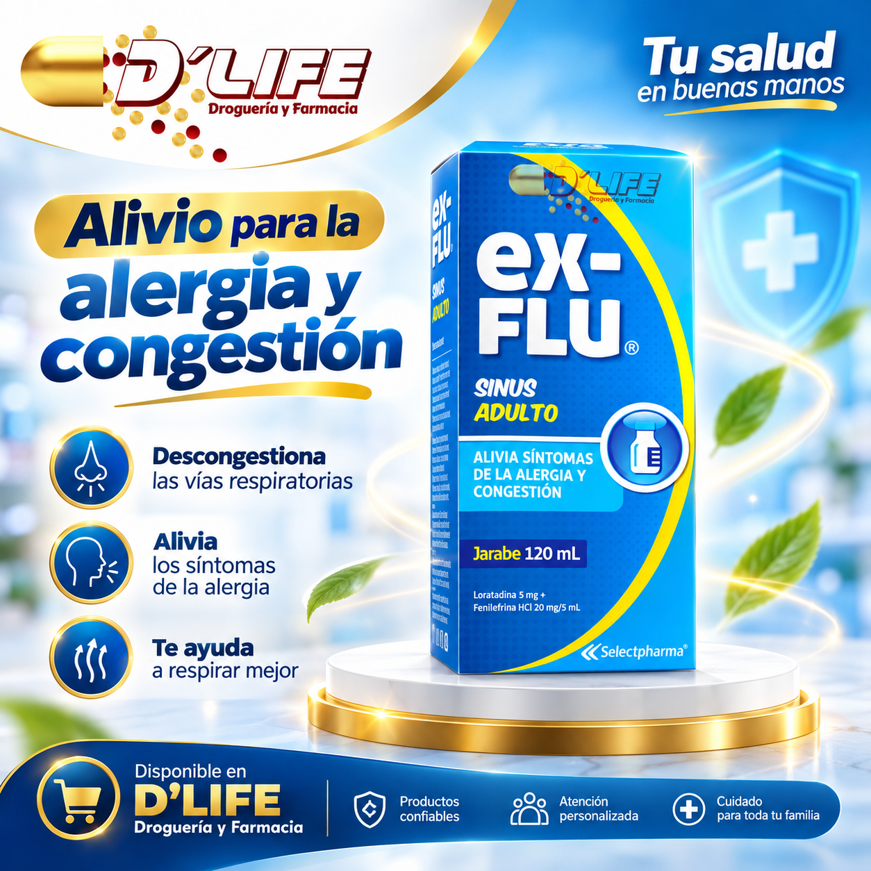 EX-FLU SINUS ADULTO JARABE X 120ML