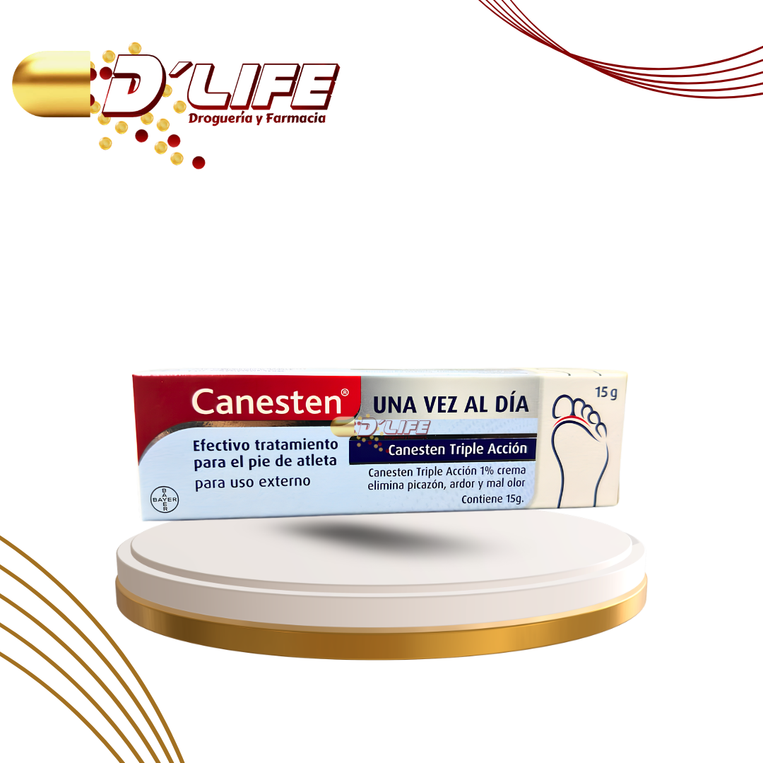 CANESTEN CREMA TRIP/A UNA VEZ AL DIA X 15G