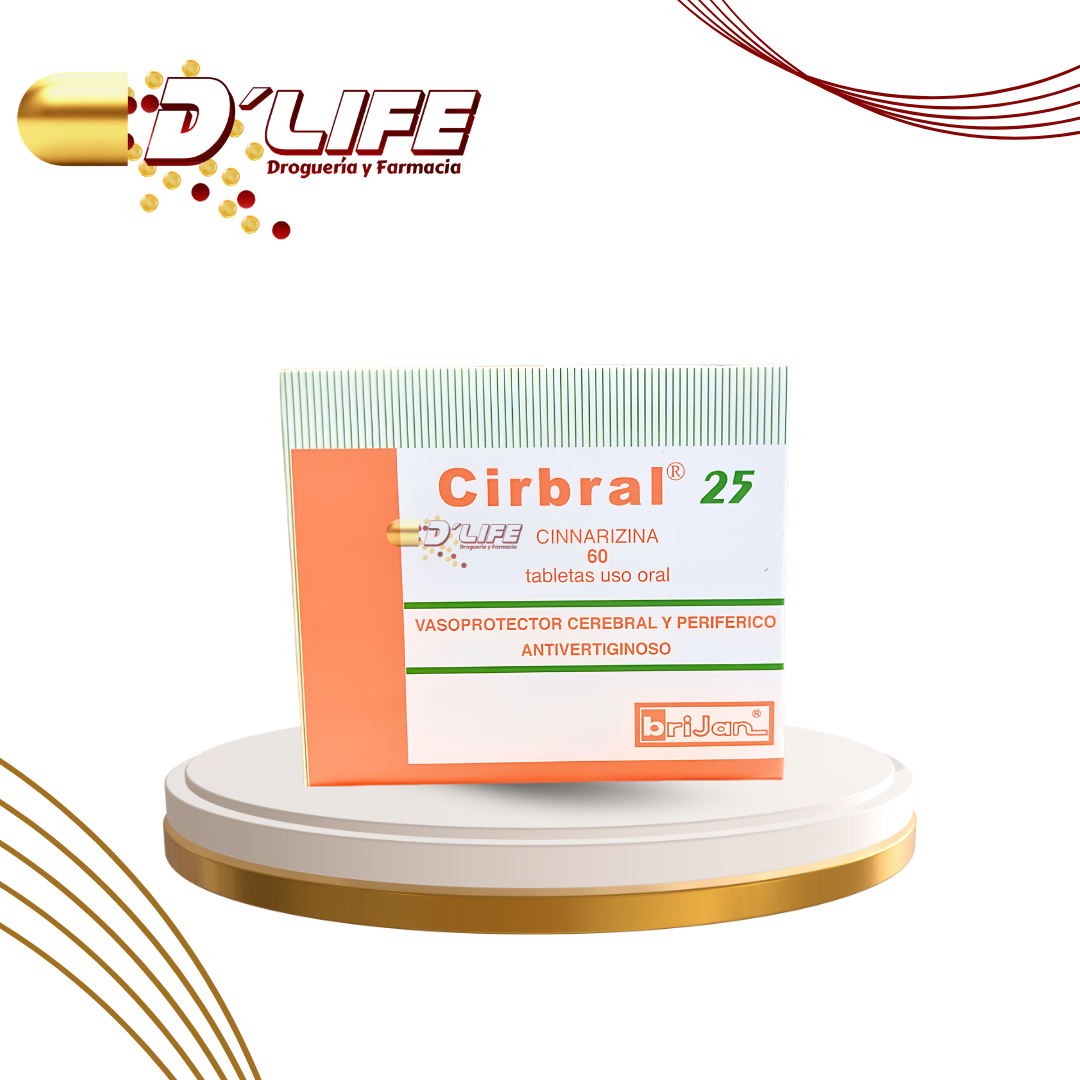 CIRBRAL 25 MG X 60 TABLETAS