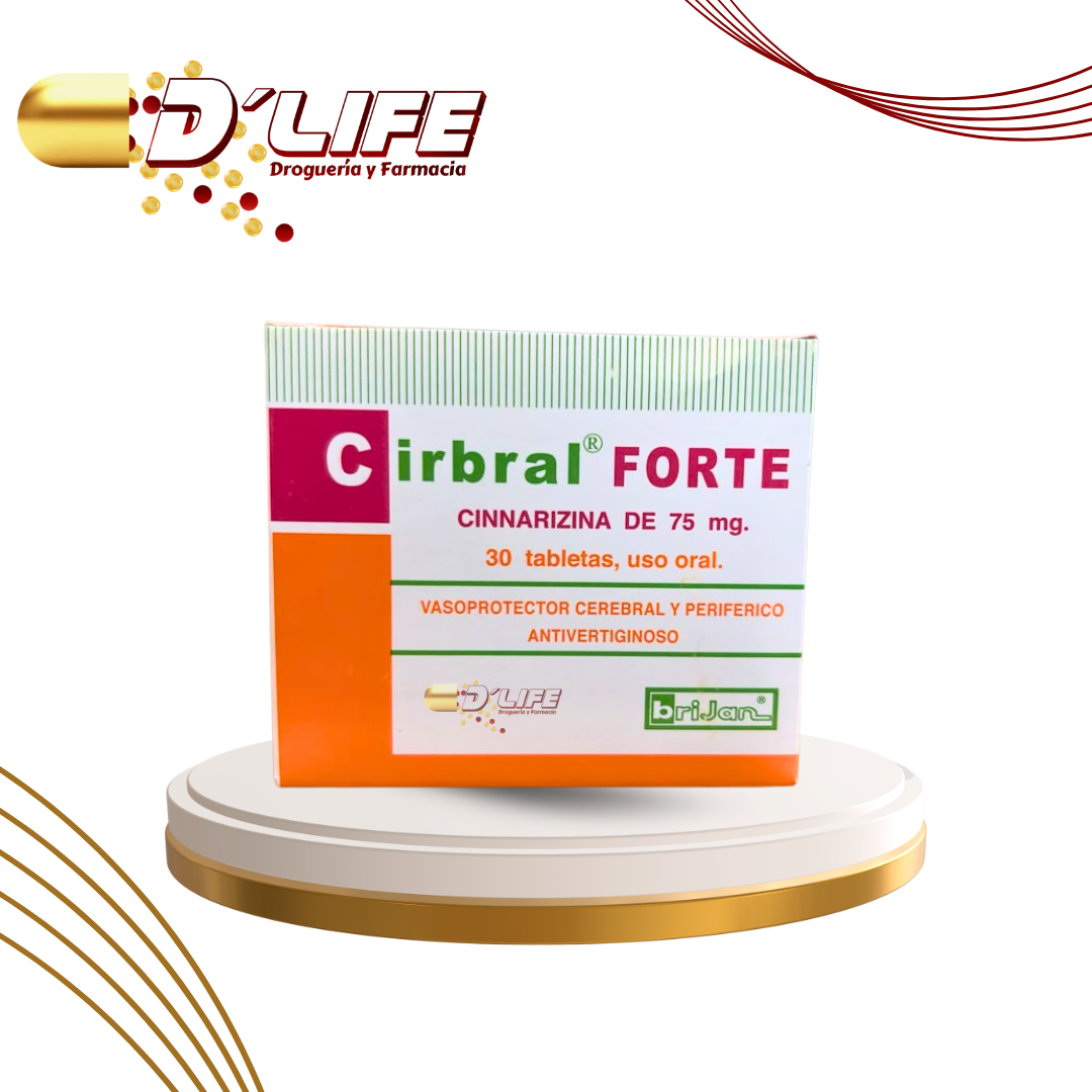 CIRBRAL FORTE 75 MG X 30 TABLETAS